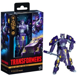 Transformers Age of The Primes Deluxe Class The Thirteen Solus Prime, 5.5-inch Converting Action Figure, Robot Toys for Ages 8+
