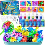 Kacwsoay Magic Water Elf Toy Kit for Kids - Aqua Fairy Water Pets with 12 Colors - DIY Squishies Maker Crafts Birthday Gifts for Boys and Girls