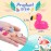 EKisemio 50pcs Mini Resin Flamingo Ducks Multiple Colors Resin Animals Cute Tiny Flamingo Figurine for Craft Dollhouses Fairy Tale Gardens Micro Landscapes Cake Aquarium Decor DIY Ornament