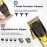 Hair Clippers for Men Professional, Barber Clippers and Trimmer Set, Hair Clipper& Hair Trimmer & Electric Foil Shavers Razor Kit, Hair Cutting kit, Cordless Mens Grooming Kit-Gold
