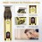 Hair Clippers for Men Professional, Barber Clippers and Trimmer Set, Hair Clipper& Hair Trimmer & Electric Foil Shavers Razor Kit, Hair Cutting kit, Cordless Mens Grooming Kit-Gold