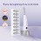 Michael Todd Beauty Sonicsmooth Dermaplane Razor for Women Face + Eyebrow trimmer Dermaplaning System - Peach Fuzz Remover - 8 Weeks of Dermaplaning Blades