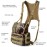 AMHEH 4L Binocular Harness Chest Pack | Magnetic Flap Bino Quick Access for Hunting, Adjustable No Shaking for Hiking, Fits Up to 56 Inches Chests (Camo)