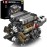 Mould King 10131 W16 Engine Building Blocks Sets, V8 Engine Model kit That Run, Build Your Own STEM Model Engine, 16-Cylinder Car Engine Building Engineering Toys for Kids/Adults Collections(952+PCS)
