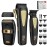Professional Hair Clippers for Man,Hair Clippers Electric Shavers Razor T-Blade Hair Trimmer, 3 in 1 Cordless Barber Trimmer Bald Shavers LED Display Gifts