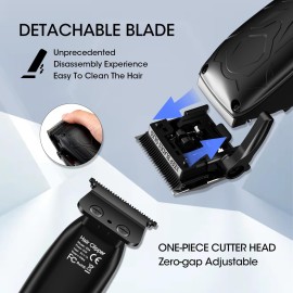 QREEYX Hair Clippers for Men Professional, 7500Rpm Beard Trimmer, IPX6 Waterproof Electric Shavers 3 in 1 Hair Cutting Kit for Men, Cordless Barber Clipper Set with LED Display for Mens Gifts QREEYX Hair Clippers for Men Professional, 7500Rpm Beard Trimmer, IPX6 Waterproof Electric Shavers 3 in 1 Hair Cutting Kit for Men, Cordless Barber Clipper Set with LED Display for Mens Gifts