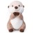 Riuhot Cute Otter Stuffed Animals Soft Sea Otter Plushie Toy 15.7 Christmas Birthday Party Plush Gift for Kids Children Girls Boys