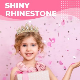 Papoopy Tiara Crown for Women, Headband Hair Accessories for Birthday Wedding Party Costume (C-Blue) Papoopy Tiara Crown for Women, Headband Hair Accessories for Birthday Wedding Party Costume (C-Blue)