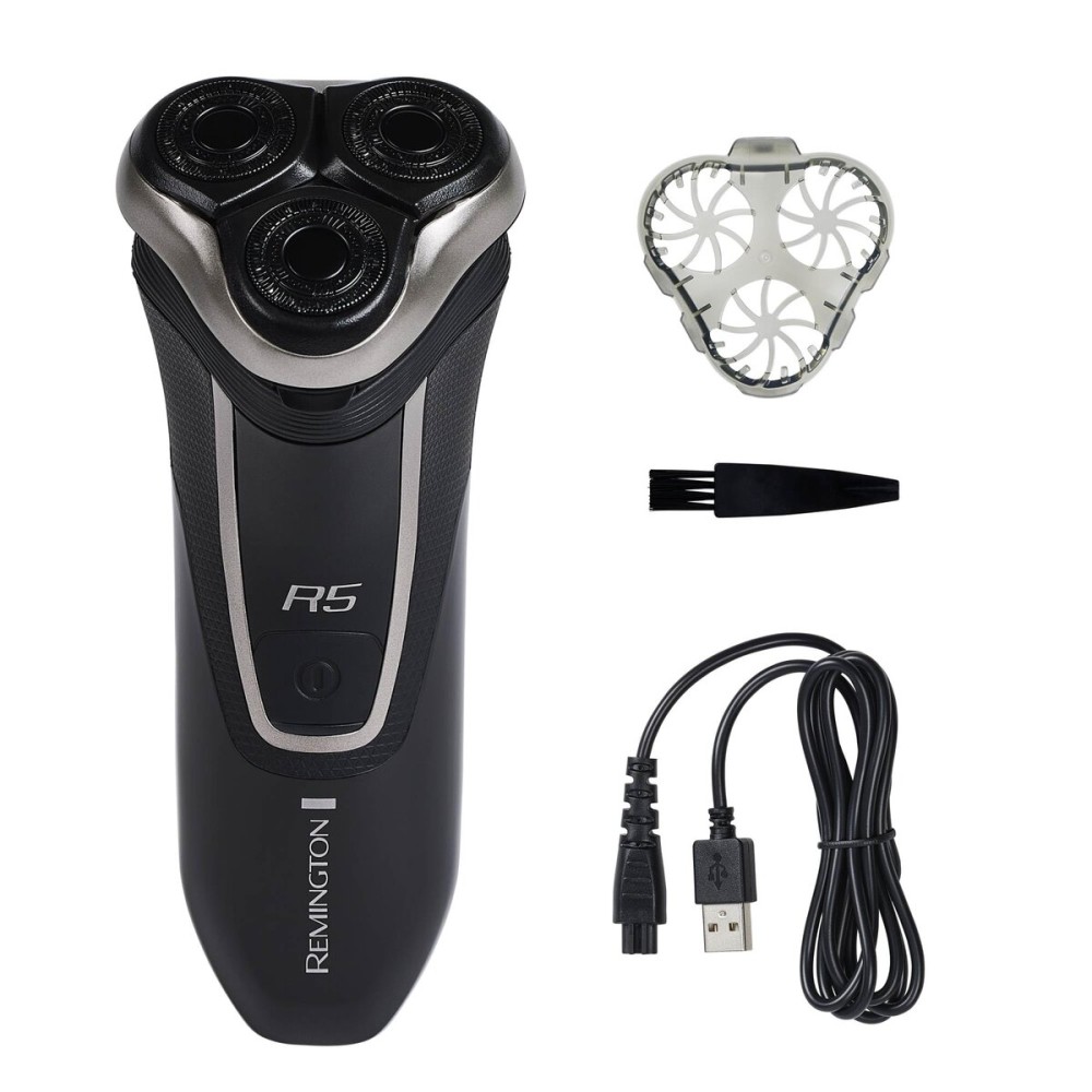 Remington R5 Style Series Rotary Shaver for Men, Smooth Glide for Sensitive Skin Comfort, Waterproof Rechargeable Electric Razor with Graphite Coating and Contour Technology Remington R5 Style Series Rotary Shaver for Men, Smooth Glide for Sensitive Skin Comfort, Waterproof Rechargeable Electric Razor with Graphite Coating and Contour Technology