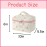 uekeboag Large Travel Quilted Makeup Bag for Women, Floral Cotton Cosmetic Bag, Coquette Aesthetic Floral Toiletry Organizer Bag(08Little Pink Bow