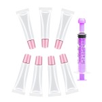 Guokoo 7Pcs Lip Gloss Tubes 10ml - Clear Lip Balm Containers, Refillable Squeeze Tubes for Lip Gloss, Soft Empty Mini Cosmetic Tubes for Lip Gloss and Travel Toiletries