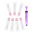 Guokoo 7Pcs Lip Gloss Tubes 10ml - Clear Lip Balm Containers, Refillable Squeeze Tubes for Lip Gloss, Soft Empty Mini Cosmetic Tubes for Lip Gloss and Travel Toiletries