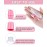 Guokoo 7Pcs Lip Gloss Tubes 10ml - Clear Lip Balm Containers, Refillable Squeeze Tubes for Lip Gloss, Soft Empty Mini Cosmetic Tubes for Lip Gloss and Travel Toiletries