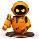 ENERGIZE LAB Eilik DQ - Touch Interactive Toys, Cute Robot Pets with Abundant Emotions. Idle Animations&Exclusive Mini-Games, Unique Gift for Girls & Boys. Support Update.(Special Version)