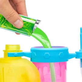 Mrbeast Lab - Make Your Own Stretchy, Goo Filled MrBeast with The MrBeast Lab Creation Station, with 3 Unique Goo Fillings, Mix, Fill & Create Your Own Stretchy MrBeast Action Figure Again and Again