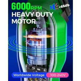 GLAKER Hair Clippers for Men - Cordless Zero-Gap Trimmer - Green