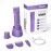 OLOV Electric Body Hair Trimmer - Groin Trimmer for Men - Bikini Trimmer Women - Wet/Dry Shaver Groomer, Replaceable Ceramic Blade Heads, USB Recharge Dock, Waterproof Hygiene Razor, Bright Purple