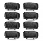 AdamPark Callus Removers 8 Pack Replacement Rollers Heads for Electric Feet File Pedicure Tools, Pedicure Kit Refill Rollers 3 Extra Coarse, 3 Regular Coarse, 2 Fine Coarse Refill Rollers