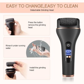 AdamPark Callus Removers 8 Pack Replacement Rollers Heads for Electric Feet File Pedicure Tools, Pedicure Kit Refill Rollers 3 Extra Coarse, 3 Regular Coarse, 2 Fine Coarse Refill Rollers