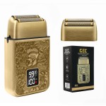 GEC Shavers for Bald Men, Foil Shaver with 3 Adjustable Speeds, Rechargeable Shaver Trimmer with LED Display for Face Barber Supplies Beard Trimmer, Gifts for Men