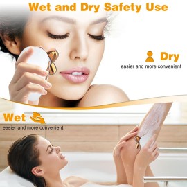 Electric Razors for Women, Women\'s Electric Shaver Kit for Legs, Bikini and Body Wet Dry Use, Facial Hair Removal, Cordless Trimmer for Womens Bikini Lady Grooming Sensitive Skin Electric Razors for Women, Women\'s Electric Shaver Kit for Legs, Bikini and Body Wet Dry Use, Facial Hair Removal, Cordless Trimmer for Womens Bikini Lady Grooming Sensitive Skin