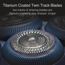 Remington Limitless X7 Shaver for Men, Titanium Blades and Power Sense Technology, Advanced Performance Foil Rotary Electric Shaver with PivotBall for Sensitive Skin Comfort, 100% Waterproof.