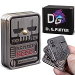 Fidget Toys Adults, Metal EDC Fidget Slider, Poker Fidget Magnetic Toys for Anxiety, Relieve Stress, Focus, Find Inspiration, Portable Design