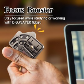 Fidget Toys Adults, Metal EDC Fidget Slider, Poker Fidget Magnetic Toys for Anxiety, Relieve Stress, Focus, Find Inspiration, Portable Design