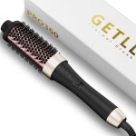 Ionic Thermal Brush Curling Iron Brush Heat Hair Curling Brush with Ceramic Tourmaline Hair Styler 1.5 Inch Heated Round Hair Brush Dual Voltage Hot Brushes for Volume Hair Curler