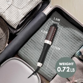 Ionic Thermal Brush Curling Iron Brush Heat Hair Curling Brush with Ceramic Tourmaline Hair Styler 1.5 Inch Heated Round Hair Brush Dual Voltage Hot Brushes for Volume Hair Curler Ionic Thermal Brush Curling Iron Brush Heat Hair Curling Brush with Ceramic Tourmaline Hair Styler 1.5 Inch Heated Round Hair Brush Dual Voltage Hot Brushes for Volume Hair Curler