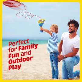 Ninja Blast Flying Disc Launcher for Kids - Boys Toys Ages 4-8 Year Old - Birthday Gifts for Boy Age 4, 5, 6, 7, 8, Years - Outdoor Toys Games Gift - Backyard Toy Activities Ideas - 6-8, 5-7