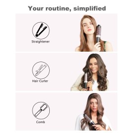 Ionic Thermal Brush Blowout Hot Brush 1.5 Inch Heat Hair Curling Brush 30s Fast Heated Round Brush Hair Styling Brush Dual Voltage Hot Curling Iron Brush for Easy Blowouts Styling