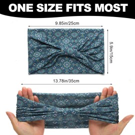 Cobahom 6 Pcs Wide Headbands for Women Non Slip Soft Fabric Hair Wrap Boho Head Bands Elastic Sport Hair Bands for Workout Yoga Running (Retro Flower) Cobahom 6 Pcs Wide Headbands for Women Non Slip Soft Fabric Hair Wrap Boho Head Bands Elastic Sport Hair Bands for Workout Yoga Running (Retro Flower)