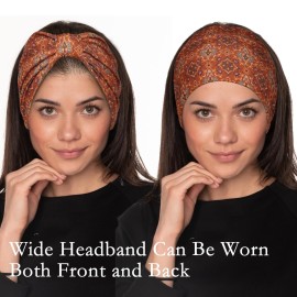 Cobahom 6 Pcs Wide Headbands for Women Non Slip Soft Fabric Hair Wrap Boho Head Bands Elastic Sport Hair Bands for Workout Yoga Running (Retro Flower) Cobahom 6 Pcs Wide Headbands for Women Non Slip Soft Fabric Hair Wrap Boho Head Bands Elastic Sport Hair Bands for Workout Yoga Running (Retro Flower)