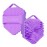 SILKLE Silicone Body Scrubber - Exfoliating Bath Brush and Skin Cleanser - Shower Sponge for Gentle Body Scrub and Wash - Silicone Scrubbing Care Tool for a Refreshed and Renewed You - Purple