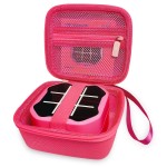 XEGIMOR Case for GiiKER Tic Tac Toe Bolt Game, Tic Tac Toe Bolt Game Strorage Box for GiiKER 3-in-1 Handheld Puzzle Game Console Accessories(Only Case) (Pink)