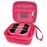 XEGIMOR Case for GiiKER Tic Tac Toe Bolt Game, Tic Tac Toe Bolt Game Strorage Box for GiiKER 3-in-1 Handheld Puzzle Game Console Accessories(Only Case) (Pink)