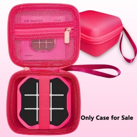 XEGIMOR Case for GiiKER Tic Tac Toe Bolt Game, Tic Tac Toe Bolt Game Strorage Box for GiiKER 3-in-1 Handheld Puzzle Game Console Accessories(Only Case) (Pink)