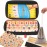 Doreimi Melamine Upgraded Rummy Cube Game Set 6 Plays with 6 Wooden Holders and 162 Rummy Tiles, Travel and Family Board Game for Adults and Kids
