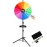 GADFISH 24-inch Spinning Prize Wheel, Ajustable 37-65 Height Spin Doodle Game Spinner, Storable Prize Wheel Spinner with Stand, Wheel of Fortune Game, 14 Colors