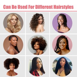 Luxe Louise Satin Bonnet for Sleeping Silk Bonnet for Sleeping Women Double Layer Silk Hair Wrap Satin Bonnets for Curly Hair and Braids (Black)