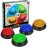 4-Pack Buzzers for Trivia Games: Game Show Buzzers Buttons, Answer Buzzers for Classroom, Game Buzzers with Lights and Sound Great for Trivia Games and Family Game