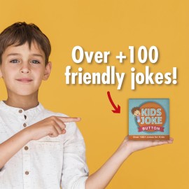 Charlie\'s Treasures Kids Joke Talking Button with 100+ Silly Jokes | Funny Prank Gift for Children with Over 100 Family Friendly Jokes That The Whole Family Will Enjoy, Hilarious Gag Present