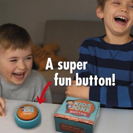 Charlie\'s Treasures Kids Joke Talking Button with 100+ Silly Jokes | Funny Prank Gift for Children with Over 100 Family Friendly Jokes That The Whole Family Will Enjoy, Hilarious Gag Present