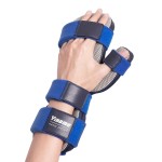 YiYame Resting Hand Splint, Stroke Hand Brace with Finger Support, Hand immobilizer for Carpal Tunnel Wrist Night Support, 5 fingers Straightening, Flexion Contractures, Fits Right & Left, M