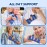 YiYame Resting Hand Splint, Stroke Hand Brace with Finger Support, Hand immobilizer for Carpal Tunnel Wrist Night Support, 5 fingers Straightening, Flexion Contractures, Fits Right & Left, M