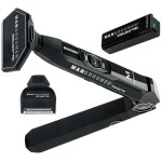 MANGROOMER - INTELLIMAX PRO - New Back Shaver with 2 Shock Absorber Flex Heads, Power Hinge, Extreme Reach Handle and Advanced 2.7 Extra-Wide Blade Design (Version 2.0)