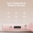 Automatic Curling IronFour Temperature Levels can be SelectedRotating Curling IronDiameter 28mm Anti-Tangle Rotating Curling Wand for Hair Styling,Pink