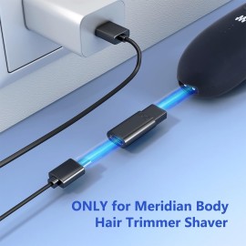ANBELICHOS 2PCS USB-C Charger Converter for Meridian Trimmer (5V 1A)
