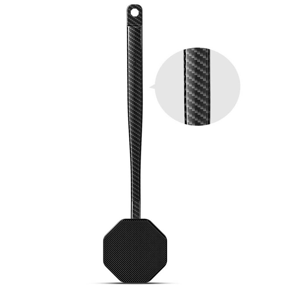 iTokGoK Silver-Infused Carbon Fiber Silicone Back Scrubber with Long Handle Back Brush for Shower,Back Brush Long Handle for Men and Women,Ergonomic No-Slip Handle, Long-Lasting (Carbon Fiber)